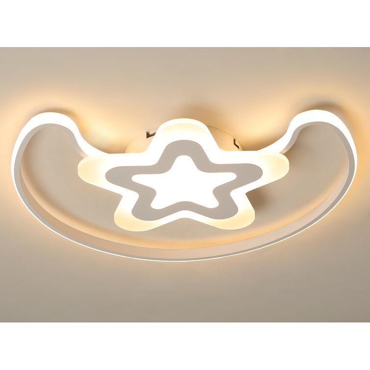 Isabelle & Max™ 3 - Star Shape Acrylic Dimming LED Flush Mount