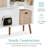 Kintz 3-Tier Mid-Century Modern Wooden Bookcase w/ Removable Back Panels, Offset Pine Legs-1426857387