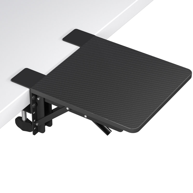 1.2cm H x 23cm W Desk Keyboard Tray/Drawer, Black