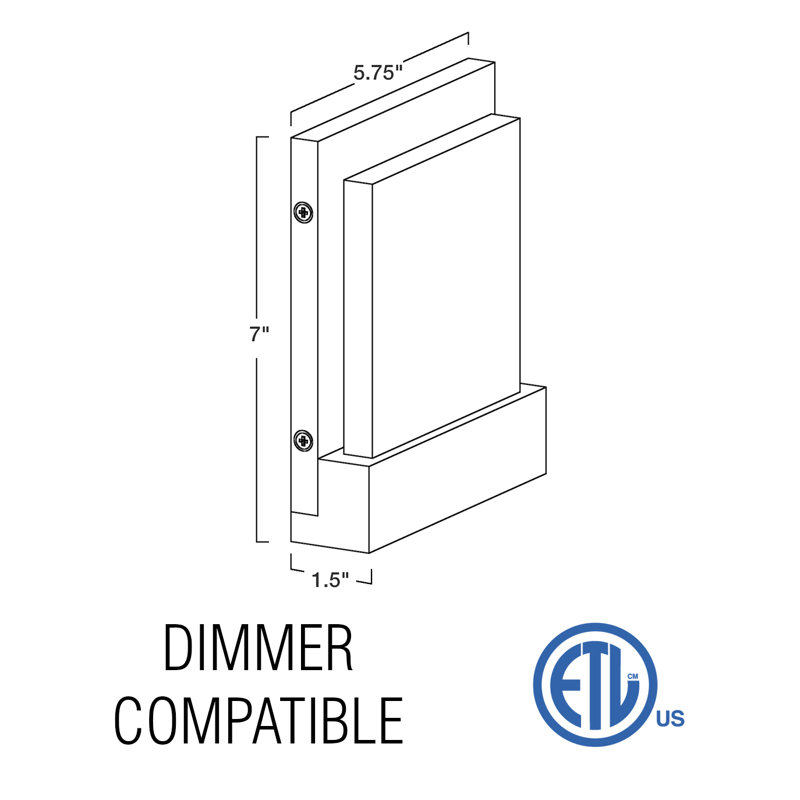 Kalan LED Flush Mounted Sconce