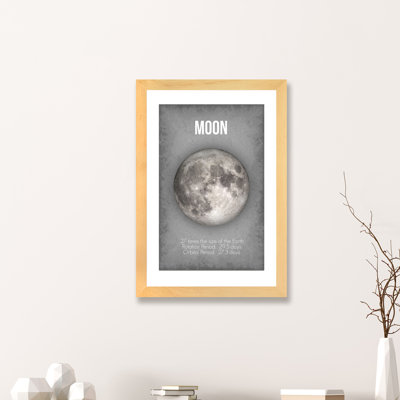 Décoration murale lune pour enfants