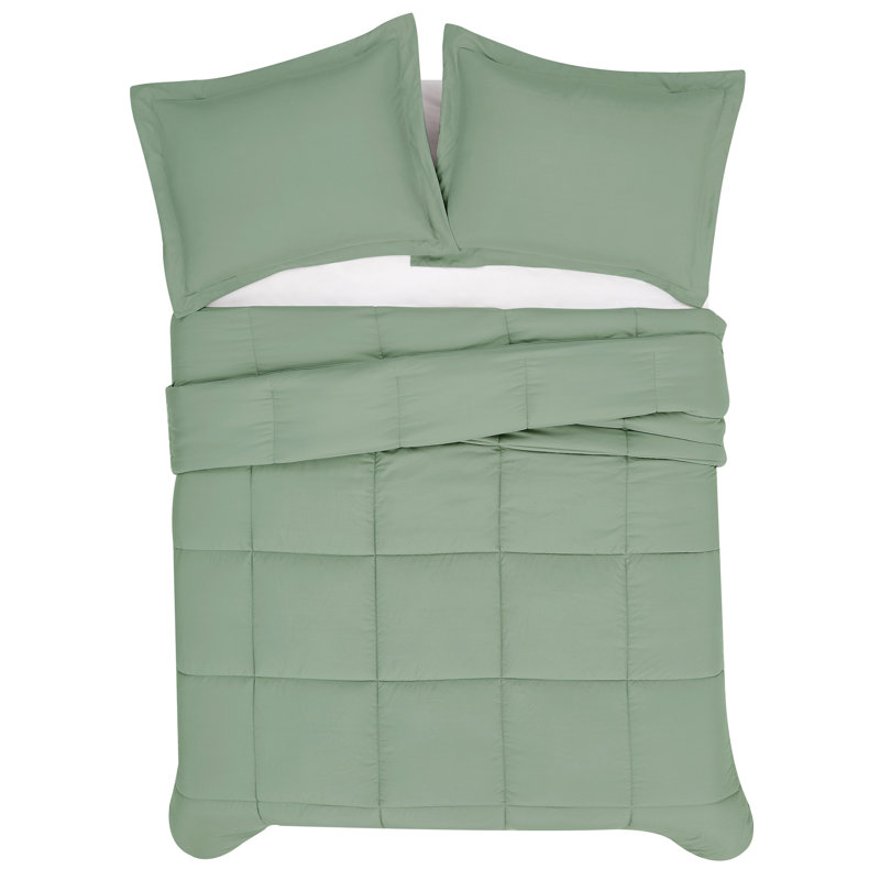 Ensemble d'édredon London, Très grand, Vert