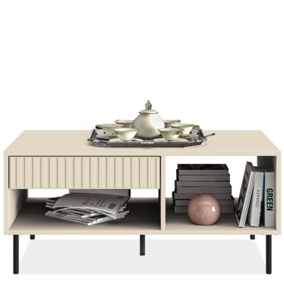 DROMA 4 Legs Coffee Table with Storage