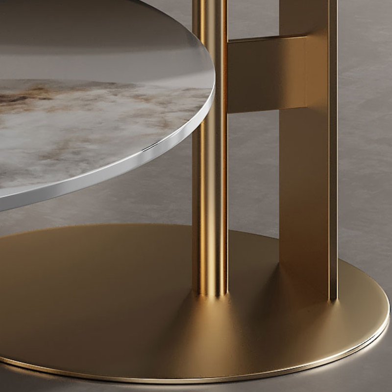 Cullins, 15.7" H x 31.5" L x 31.5" W, Gold