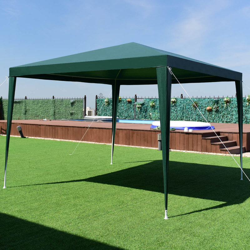 Dickens 3m x 3m Metal Gazebo, Green