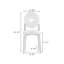 Ensemble de 2 chaises d'appoint Modern Beige