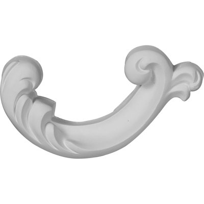 Maria 2.5'' H x 5.25'' W x 0.88'' D Urethane Onlay Scroll