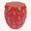 Oversized Resin Dragon Fruit Stool
