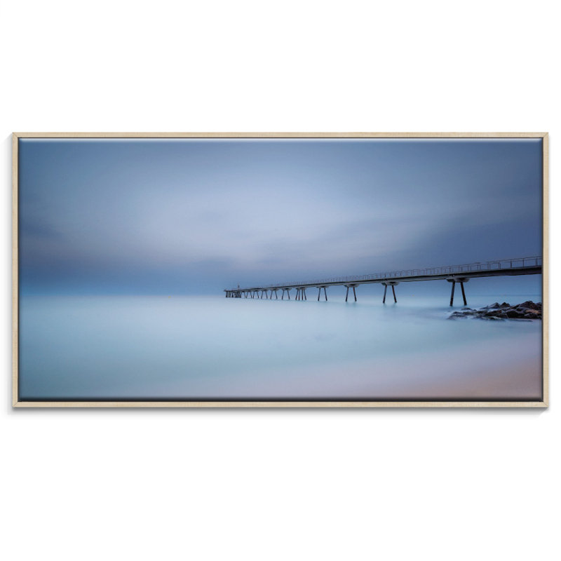 Print on Canvas, 76cm H x 152cm W, Timber Floater Frame