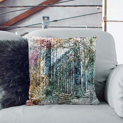 Floral Square Cushion