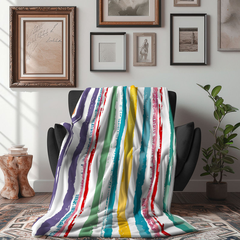 Couverture simple en sherpa de qualité supérieure à teinte simple 1 pièce, L 50 po x L 60 po