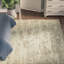 Tapis crème à motif abstrait Tobitha-977553032
