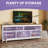 Modern Mid-Century Entertainment Center Media Console Table TV Stand With Power Outlet Storage Cabinets And Open Shelf-624805409-608094771