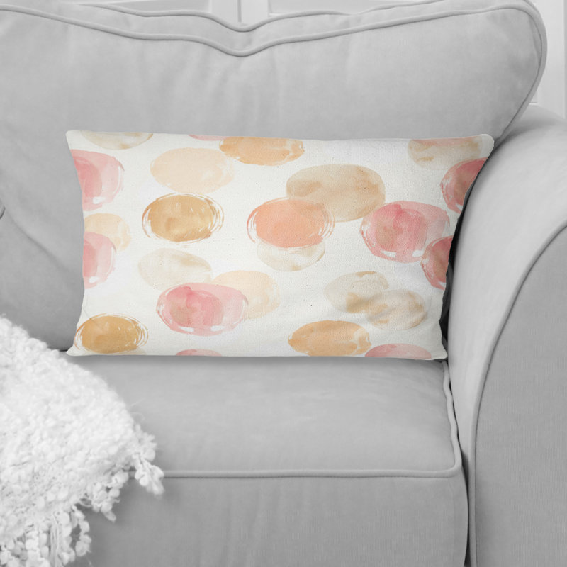 Coussin rose Boho Circles II - Boho