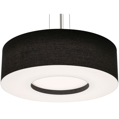 Bozko - Light Nickel Drum Pendant