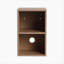 Meuble-lavabo mural 40 po avec lavabo en céramique blanche et tablettes de rangement et 1 porte à fermeture en douceur, emballage KD, contreplaqué
