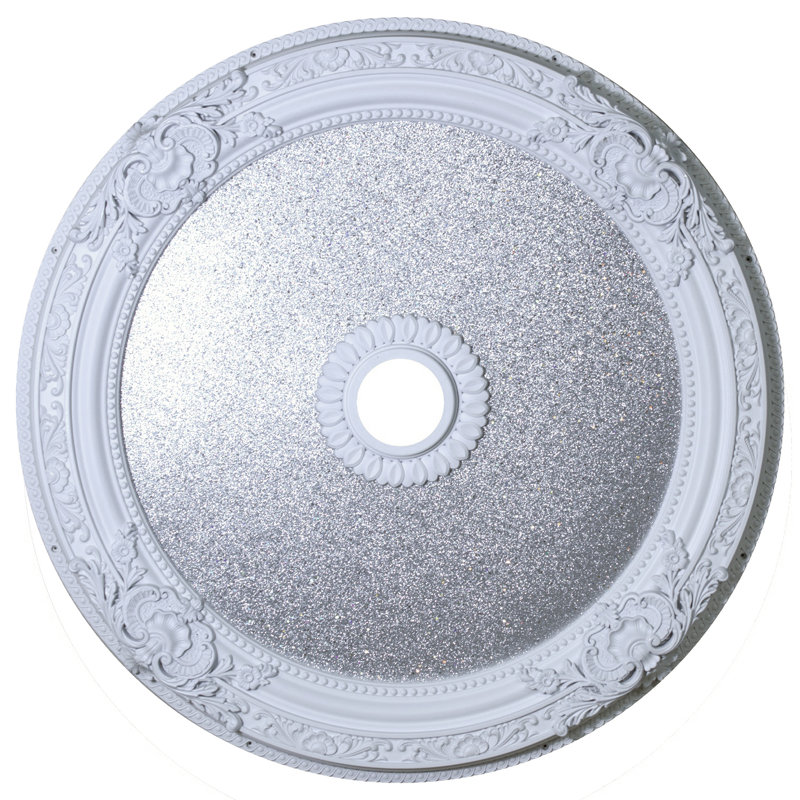 Ceiling Medallion, Silver