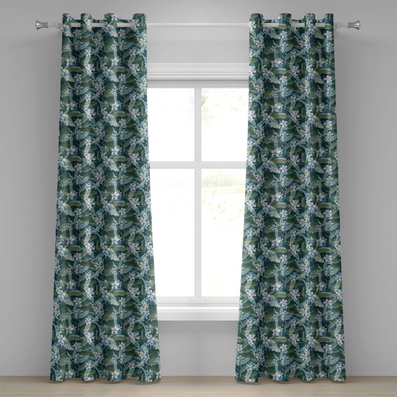 Semi Sheer Curtain Pair