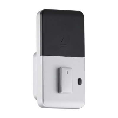 Ensemble de serrure électronique biométrique à empreinte digitale avec poignée, pêne dormant d'entrée sans clé, verrouillage automatique, code unique, finition noir mat