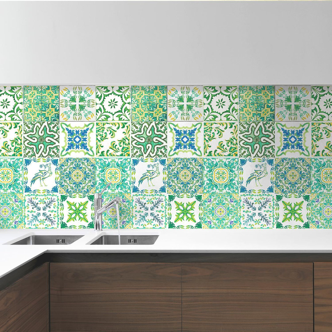 15cm x 15cm PVC Peel & Stick Mosaic Tile