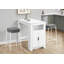 Tabouret de bar, hauteur de comptoir, ensemble de 2, cuisine, aspect cuir-89491271