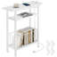 Table d'appoint étroite avec station de charge, ...