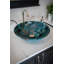 Lavabo de salle de bain vasque circulaire en verre Cliffside