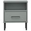 Panzino 40cm W Metal Bedside Table-267523206