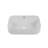 Jennifer White Finish Rectangular Countertop Ceramic Wash Basin CUPC Certified