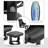 Recliner With Ottoman Footrest, Recliner Chair With Vibration Massage, Faux Leather And Swivel Wood Base For Living Room And Bedroom-2043377597
