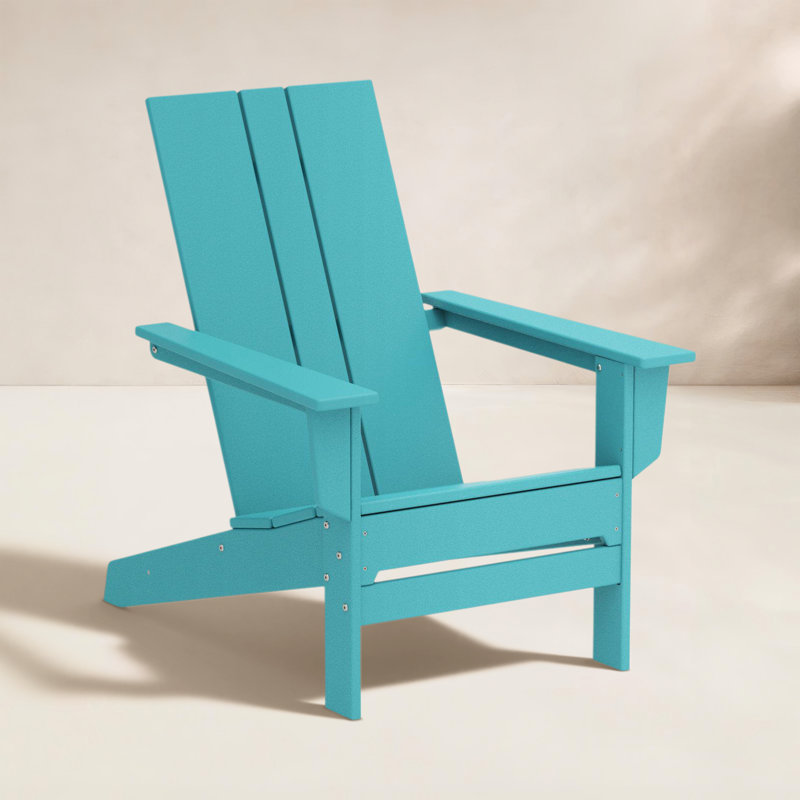 Chaise Adirondack en polyéthylène haute densité 28,7 po, Bleu