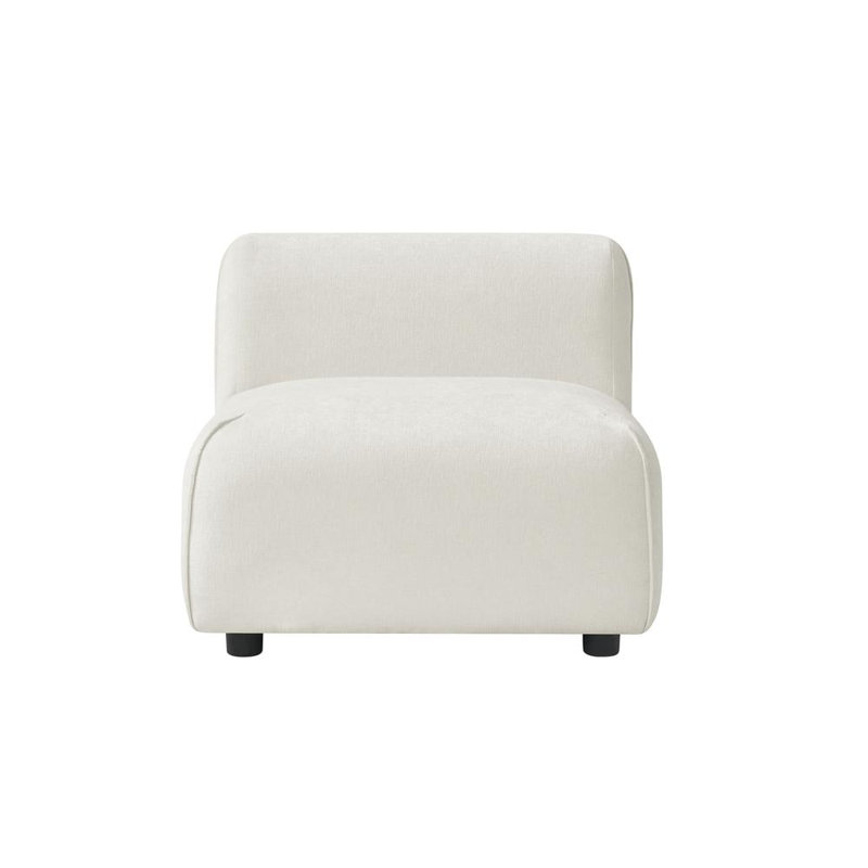 Chaise d'appoint moderne, Beige