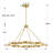Pranvi 8 - Light Dimmable Wagon Wheel Chandelier