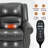 Power Lift Recliner Chair Heat Massage Dual Motor, Faux Leather, Heavy Duty Motion Mechanism-212104491