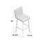 Giro 26" Swivel Bar Stool with Cushion-1958952808-1990028035