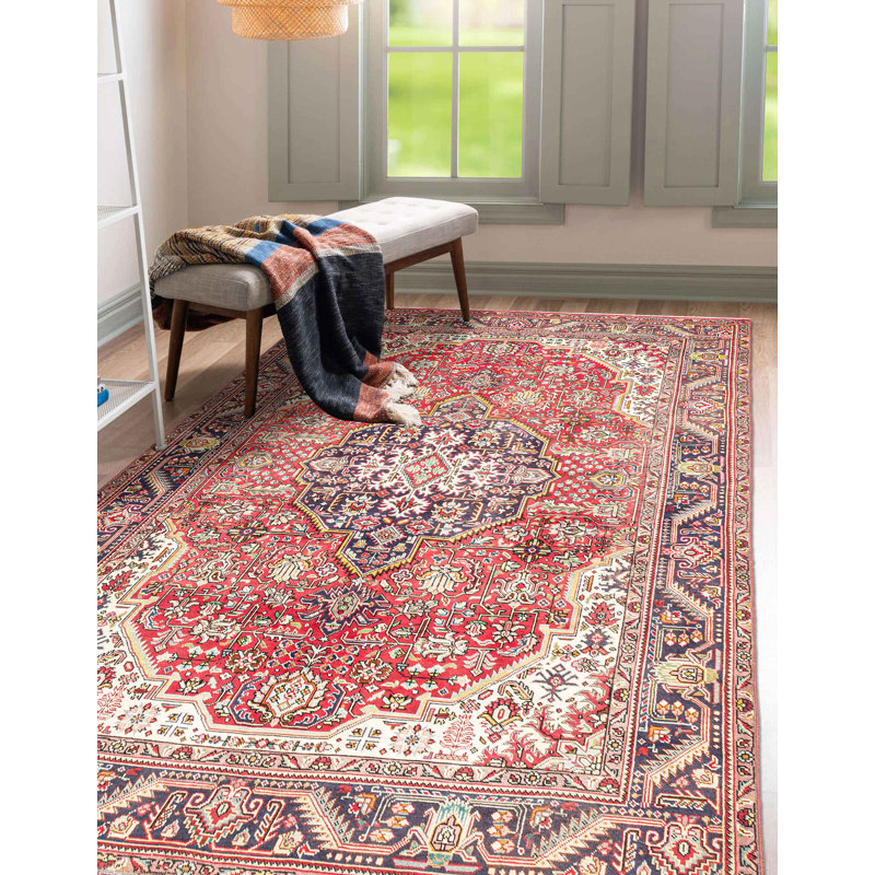 Tapis rouge Antalya 6 pi 10 po x 9 pi 7 po