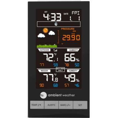 Taylor Thermometer, Indoor/Outdoor, Wired