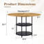 Tables de salle à manger (table seulement, sans chaises, avec plateau et pieds) avec rangement