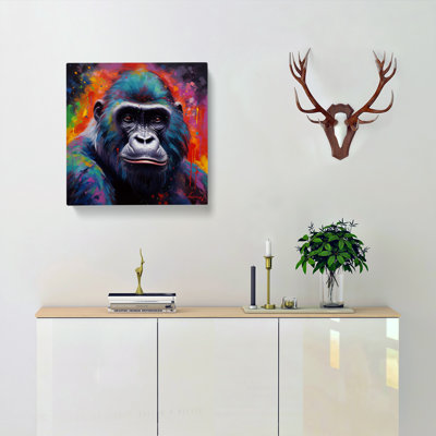 Gorilla Color Field Painting No.2 - Wrapped Canvas