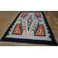 Antique Mexico Geometric Flat Weave Rug