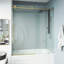 Elan E-Class 56-60" W x 66" H Sliding Frameless Tub Door with 3/8" Clear Glass-1034680083