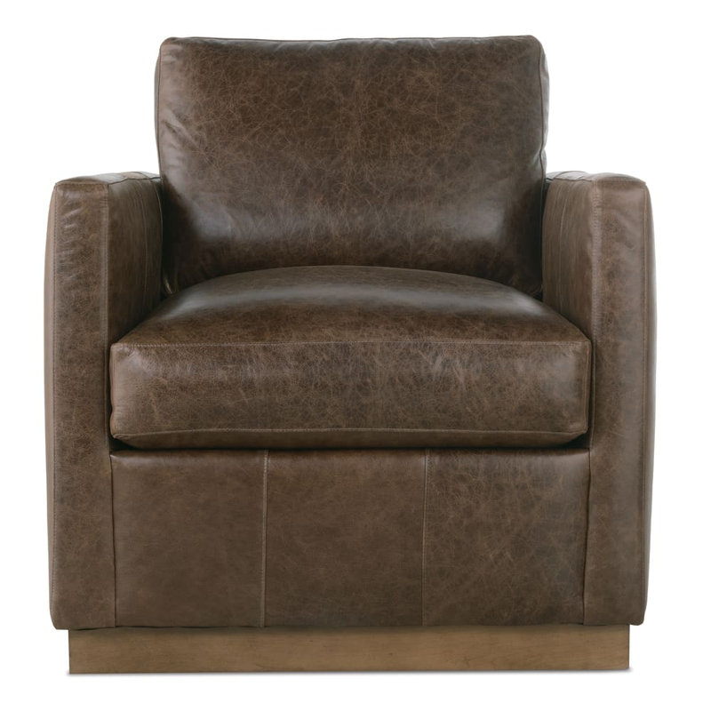 Allie Leather Swivel Chair, KL202-98, Latte