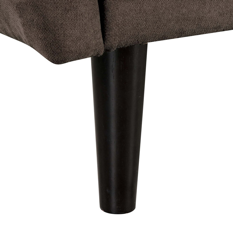 Canapé-lit contemporain convertible en lit Futon, Brun