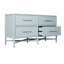 Rattan 4 - Piece Bedroom Set-559430440-559430442-559430443