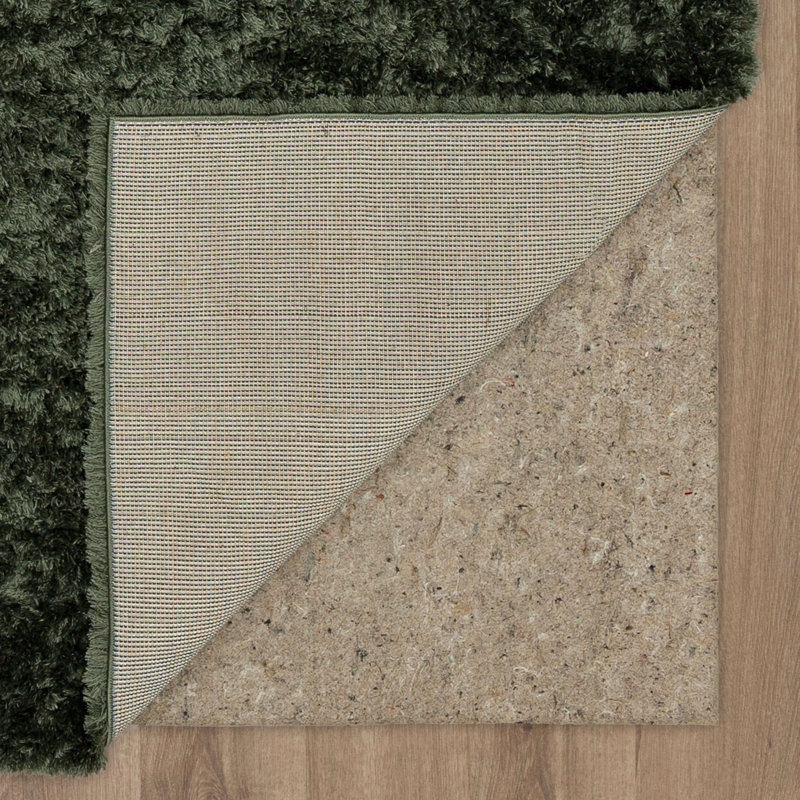 Tapis rectangulaire à poils longs Billow, Rectangle 6 pi 6 po x 9 pi