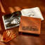 Graphic Image Porsche 70 Years: There Is No Substitute Coffee Table Book, Leather, Tan
