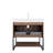 Bathroom Vanity With Sink, Freestanding Storage Cabinet With Drawer And Open Shelf