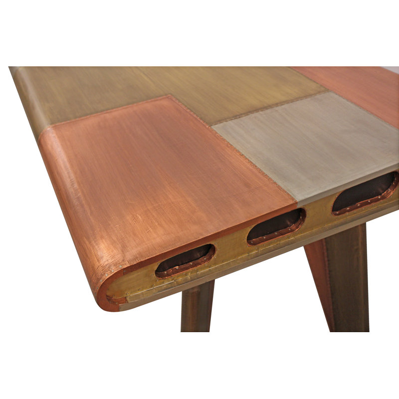 Aryhanna Metal Top Writing Desk