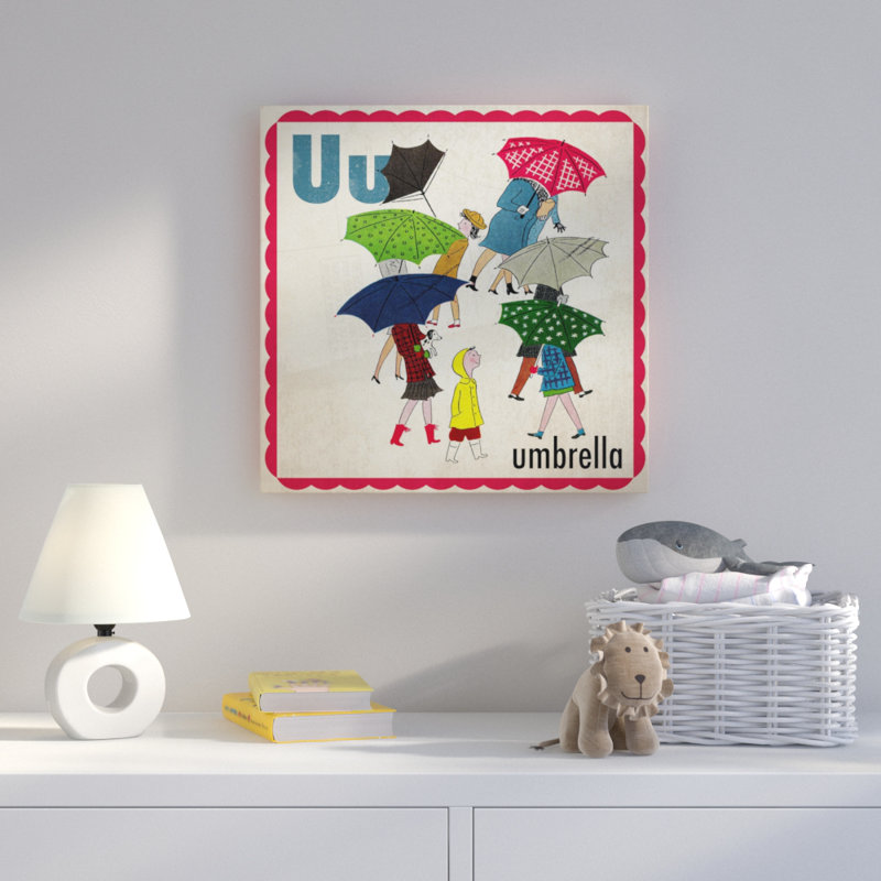 Umbrella - Wrapped Canvas Print, 102cm H x 102cm W