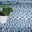 Tapis à motif tressé lavable 9 x 12